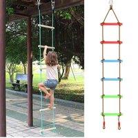 Hygrad Built to Survive Kids Outdoor Climbing Ladder Swinging Rope Ladder Toy