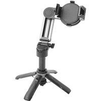 NESTLUNE 4-in-1 Magnetic Mini Selfie Stick Tripod Stand in Black