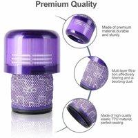 SPETLEK 2x Replacement Filter for Dyson V11 SV14 Animal Vacuum in Purple | Size: 0.6m2