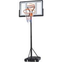 FLAVORA Adjustable 10FT Portable Basketball Hoop Stand in Black | Size: 0-12 m
