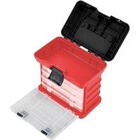 EONLION Red 4 Drawer Toolbox Chest Tool Box Fishing | Size: 0-12 m