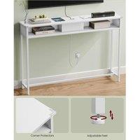 EONLION WHITE Slim Console Table | Size: 100 cm
