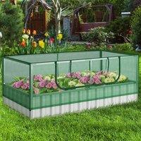 Kelvenix Garden Raised Bed 174x90x70CM Outdoor in Green | Size: 100g