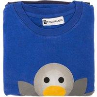 RJM Men's Mens Christmas Turkey Pyjama Set Blue Medium Funny Festive Winter