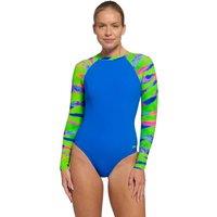Zoggs Women's Jungle Waver Paddle Suit in Blue | Size: 18