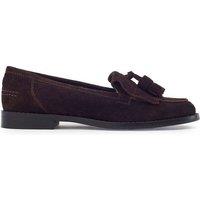 Moda In Pelle Women's 'Florana' Suede Brogues & Loafers in Dark Brown | Size: 8