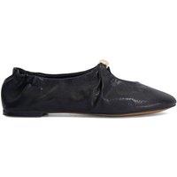 Dune London Women's 'Havella' Leather Ballet Pumps in Black | Size: 4