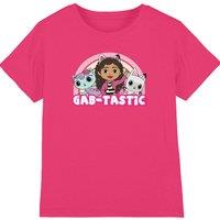 Gabby's Dollhouse Rainbow Friends Kids T-Shirt, Hot Pink in Bright Pink | Size: 7-8 Years