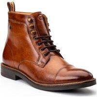 Base London Men's Plymouth Toe Cap Boot in Brown | Size: 7