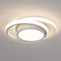 Pheashine Modern LED Ceiling Light, neutral light 4500K, 27cm long, Indoor Use in White