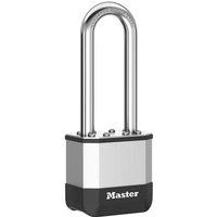 Master Lock Elite Laminated Padlock 45mm - 64mm Shackle in Silver