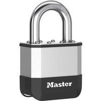 Master Lock Elite Laminated Padlock 52mm - 25mm Shackle in Silver