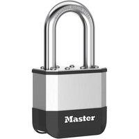 Master Lock Elite Laminated Padlock 52mm - 38mm Shackle in Silver