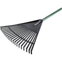 Faithfull Essentials Plastic Leaf Rake in Black