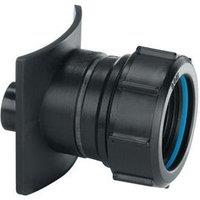 McAlpine BOSS82CAST-BL Black Mechanical Two Piece Cast Iron Soil Pipe Boss C