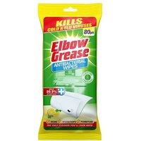 Elbow Anti-Bacterial Wipes Lemon X 80 - EG185 in Yellow