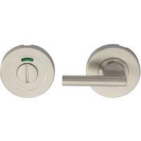Loops Disabled Turn Lock & Release Handle With Indicator Satin Stainless Steel in Metallics