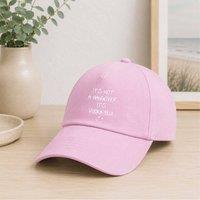 60 SECOND MAKEOVER Boxing Gloves Baseball Cap in Baby Pink