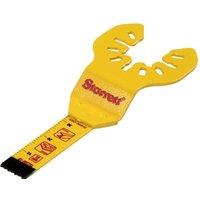 Starrett Plunge Bi-Metal Oscillating Blade 34 x 10mm, 18 TPI in Yellow