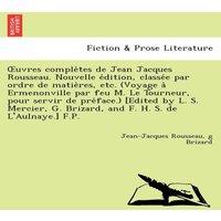 Jean-Jacques Rousseau OEuvres completes de Jean Jacques Rousseau. Nouvelle edition in White