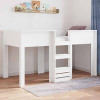 Berkfield Home Bunk Bed for Kids White 100 x 200 cm Engineered wood
