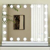 7seas Hollywood Vanity Mirror 22 LED Bluetooth Wall Mount & Tabletop White