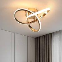 Pheashine Elegant LED Ceiling Light 3000K/4500K/6500K Gold Finish 22W