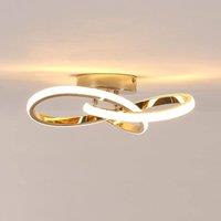 Pheashine Modern LED Ceiling Light 30cm 3000K 30W in Gold