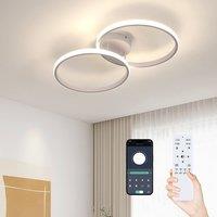 Pheashine Bright Round Ceiling Light White With Remote Control 3000-6500K 38w