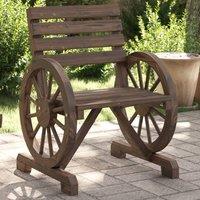 Berkfield Home Garden Chairs 4 pcs Solid Wood Fir in Brown