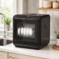 STILVORA Tabletop Dishwasher 6L Five-Mode Black