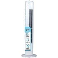 Igenix Tower Fan, 30 Inch in White