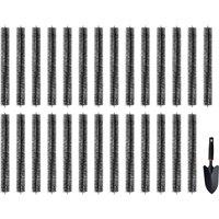 VEVOR Effective Gutter Brush 80 Feet Length 4.33 Inch Diameter 27 Pack in Black