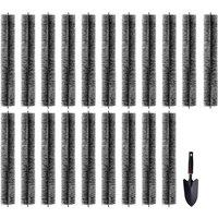VEVOR Durable Gutter Brush 60 Feet Length 5.25 Inch Diameter 20 Pack in Black