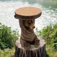 Minster Bear Garden Ornament - L23 x W25 x H36 cm in Brown | Size: 1 Pack