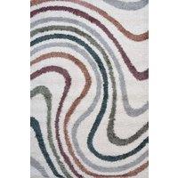 THE RUGS Moodi Wavy Design Shaggy Soft High Pile Living Room Rug & Runner | Size: 160 cm x 230 cm