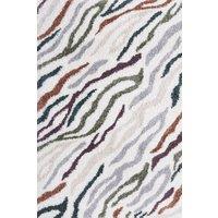THE RUGS Moodi Abstract Design Shaggy Soft High Pile Living Room Rug & Runner | Size: 160 cm x 230 cm
