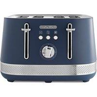 Morphy Richards Illumination 4-Slice Toaster in Dark Navy