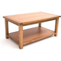 Cabinet Bits Coffee Table with Shelf - H45 W100 D60cm in Light Brown