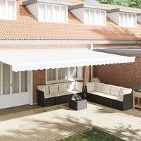 Berkfield Home Awning Valance for 6 m Frame White 5.8x0.2 m