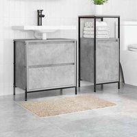 Berkfield Home Modern Bath Mat Rectangular Cream 50x80 cm Polypropylen Non-Slip | Size: Medium