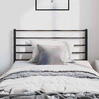 Berkfield Home Metal Headboard Black 100 cm