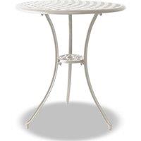 Centurion Supports OSHOWA Garden & Patio Cast Aluminium Bistro Table in White