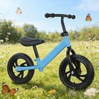 Ventryn 12 Inch Kids Balance Bike Walking Training for 2-6 Years in Blue