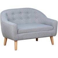 Kelvenix Toddler Armchair Seat Bedroom Nursery Grey | Size: 0.6m2