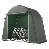 Rolipo 8 x 4ft Waterproof Bike Storage Tent with Steel Frame, Green
