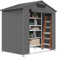 Rolipo 6 x 4ft Waterproof Bike Storage Tent with Vent, Grey in Dark Grey