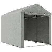 Rolipo 2.2 x 1.6m Outdoor Storage Tent with Accessories, Light Grey