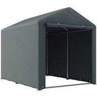 Rolipo 2.2 x 1.6m Outdoor Storage Tent with Accessories, Dark Grey