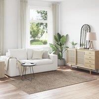 Berkfield Home Shaggy Rug with Latex Backing Brown 160x230 cm | Size: Medium